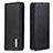 Leather Case Stands Flip Cover Holder B17F for Samsung Galaxy S20 Black