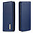 Leather Case Stands Flip Cover Holder B17F for Samsung Galaxy S20 Ultra 5G Blue