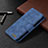 Leather Case Stands Flip Cover Holder B18F for Samsung Galaxy A50