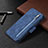 Leather Case Stands Flip Cover Holder B18F for Samsung Galaxy A50