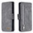Leather Case Stands Flip Cover Holder B18F for Samsung Galaxy Note 20 Ultra 5G Gray