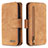 Leather Case Stands Flip Cover Holder B18F for Samsung Galaxy S20