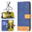 Leather Case Stands Flip Cover Holder BF2 for Samsung Galaxy S22 5G