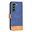 Leather Case Stands Flip Cover Holder BF2 for Samsung Galaxy S22 5G