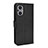 Leather Case Stands Flip Cover Holder BY1 for OnePlus Nord N20 5G Black