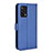 Leather Case Stands Flip Cover Holder BY1 for Oppo A95 4G Blue