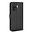 Leather Case Stands Flip Cover Holder BY1 for Oppo F19 Pro Black