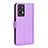 Leather Case Stands Flip Cover Holder BY1 for Oppo Reno7 Pro 5G Purple