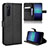 Leather Case Stands Flip Cover Holder BY1 for Sony Xperia 5 II Black