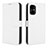 Leather Case Stands Flip Cover Holder BY1 for Xiaomi Redmi Note 11R 5G White