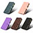 Leather Case Stands Flip Cover Holder BY2 for Google Pixel 5
