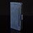 Leather Case Stands Flip Cover Holder BY2 for Huawei Mate 40 Blue