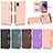 Leather Case Stands Flip Cover Holder BY2 for Samsung Galaxy A22 5G SC-56B