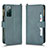 Leather Case Stands Flip Cover Holder BY2 for Samsung Galaxy S20 FE (2022) 5G Green