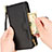 Leather Case Stands Flip Cover Holder BY2 for Samsung Galaxy S23 Plus 5G