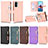 Leather Case Stands Flip Cover Holder BY2 for Xiaomi Poco M5S