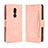 Leather Case Stands Flip Cover Holder BY3 for Nokia C3 Pink