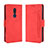 Leather Case Stands Flip Cover Holder BY3 for Nokia C3 Red