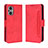 Leather Case Stands Flip Cover Holder BY3 for OnePlus Nord N20 5G Red