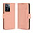 Leather Case Stands Flip Cover Holder BY3 for OnePlus Nord N20 SE Pink