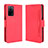 Leather Case Stands Flip Cover Holder BY3 for Oppo A53s 5G Red