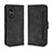 Leather Case Stands Flip Cover Holder BY3 for Oppo A58 5G Black