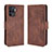 Leather Case Stands Flip Cover Holder BY3 for Oppo A94 4G Brown