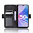 Leather Case Stands Flip Cover Holder BY3 for Oppo A97 5G
