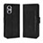 Leather Case Stands Flip Cover Holder BY3 for Oppo Reno7 Lite 5G Black