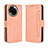 Leather Case Stands Flip Cover Holder BY3 for Realme 11X 5G Pink
