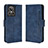Leather Case Stands Flip Cover Holder BY3 for Realme GT2 Master Explorer Blue
