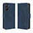 Leather Case Stands Flip Cover Holder BY3 for Realme V30t 5G Blue