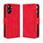 Leather Case Stands Flip Cover Holder BY3 for Realme V30t 5G Red