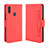 Leather Case Stands Flip Cover Holder BY3 for Samsung Galaxy A11 Red