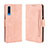 Leather Case Stands Flip Cover Holder BY3 for Samsung Galaxy A30S Pink