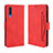 Leather Case Stands Flip Cover Holder BY3 for Samsung Galaxy A30S Red
