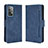 Leather Case Stands Flip Cover Holder BY3 for Samsung Galaxy A52 5G Blue