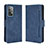 Leather Case Stands Flip Cover Holder BY3 for Samsung Galaxy A72 5G Blue
