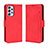 Leather Case Stands Flip Cover Holder BY3 for Samsung Galaxy A73 5G Red