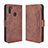 Leather Case Stands Flip Cover Holder BY3 for Samsung Galaxy M21 (2021)