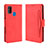 Leather Case Stands Flip Cover Holder BY3 for Samsung Galaxy M30s Red
