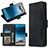 Leather Case Stands Flip Cover Holder BY3 for Samsung Galaxy Note 10 Plus 5G