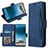 Leather Case Stands Flip Cover Holder BY3 for Samsung Galaxy Note 10 Plus 5G