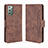 Leather Case Stands Flip Cover Holder BY3 for Samsung Galaxy Note 20 5G Brown