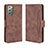 Leather Case Stands Flip Cover Holder BY3 for Samsung Galaxy S20 FE (2022) 5G Brown