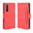 Leather Case Stands Flip Cover Holder BY3 for Sony Xperia 1 II Red