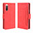 Leather Case Stands Flip Cover Holder BY3 for Sony Xperia 10 II Red