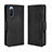 Leather Case Stands Flip Cover Holder BY3 for Sony Xperia 10 III Black