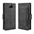 Leather Case Stands Flip Cover Holder BY3 for Sony Xperia 8 Lite Black