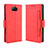 Leather Case Stands Flip Cover Holder BY3 for Sony Xperia 8 Lite Red